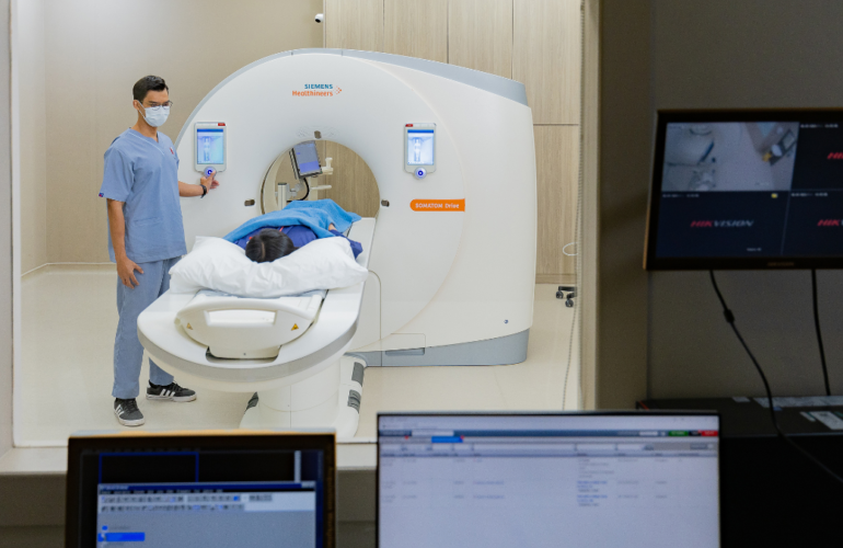 Cardiac CT scan