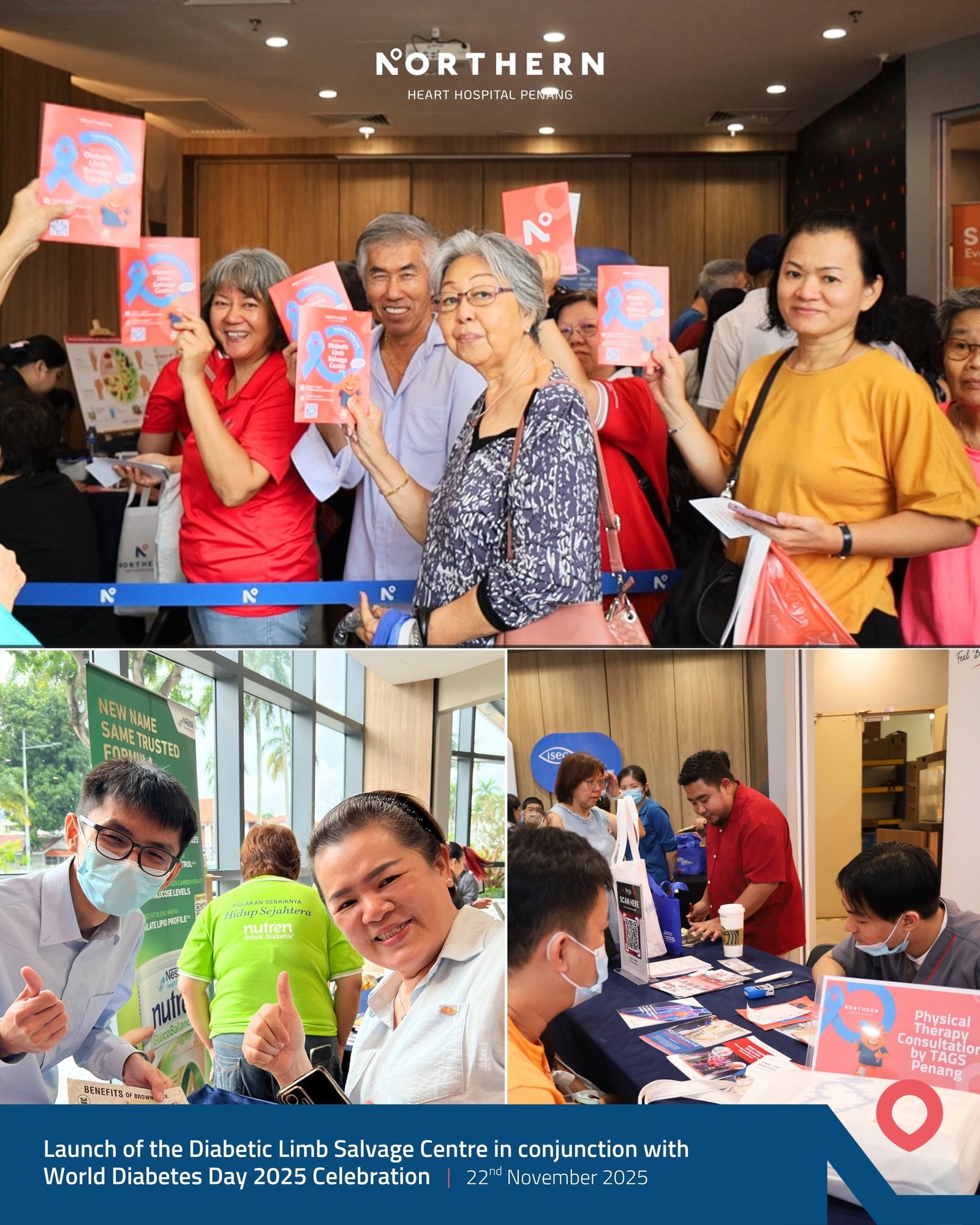 Saving Legs, Saving Lives: A Full-House Launch for the Diabetic Limb Salvage Centre - crowd a the registration area
